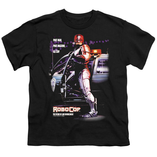 Robocop - Poster - Short Sleeve Youth 18/1 - Black T-shirt
