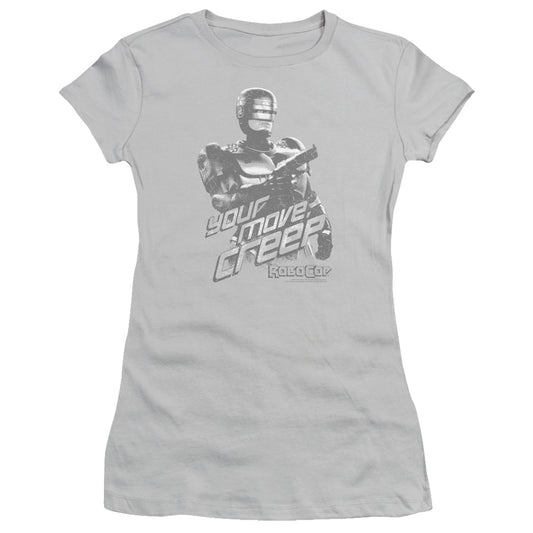 Robocop - Your Move Creep - Short Sleeve Junior Sheer - Silver T-shirt