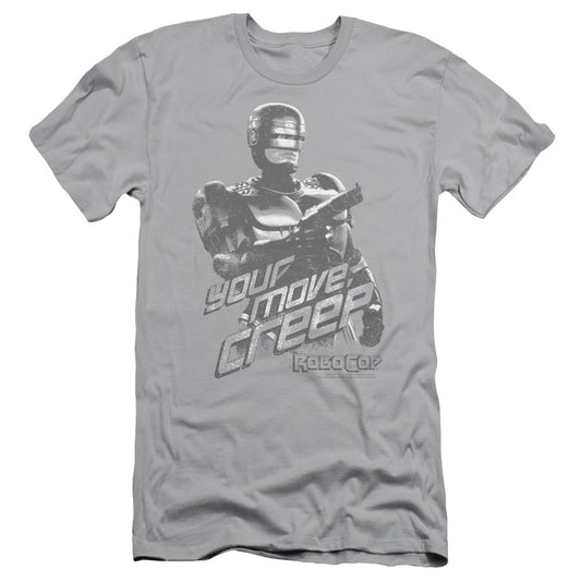 Robocop - Your Move Creep - Short Sleeve Adult 30/1 - Silver T-shirt