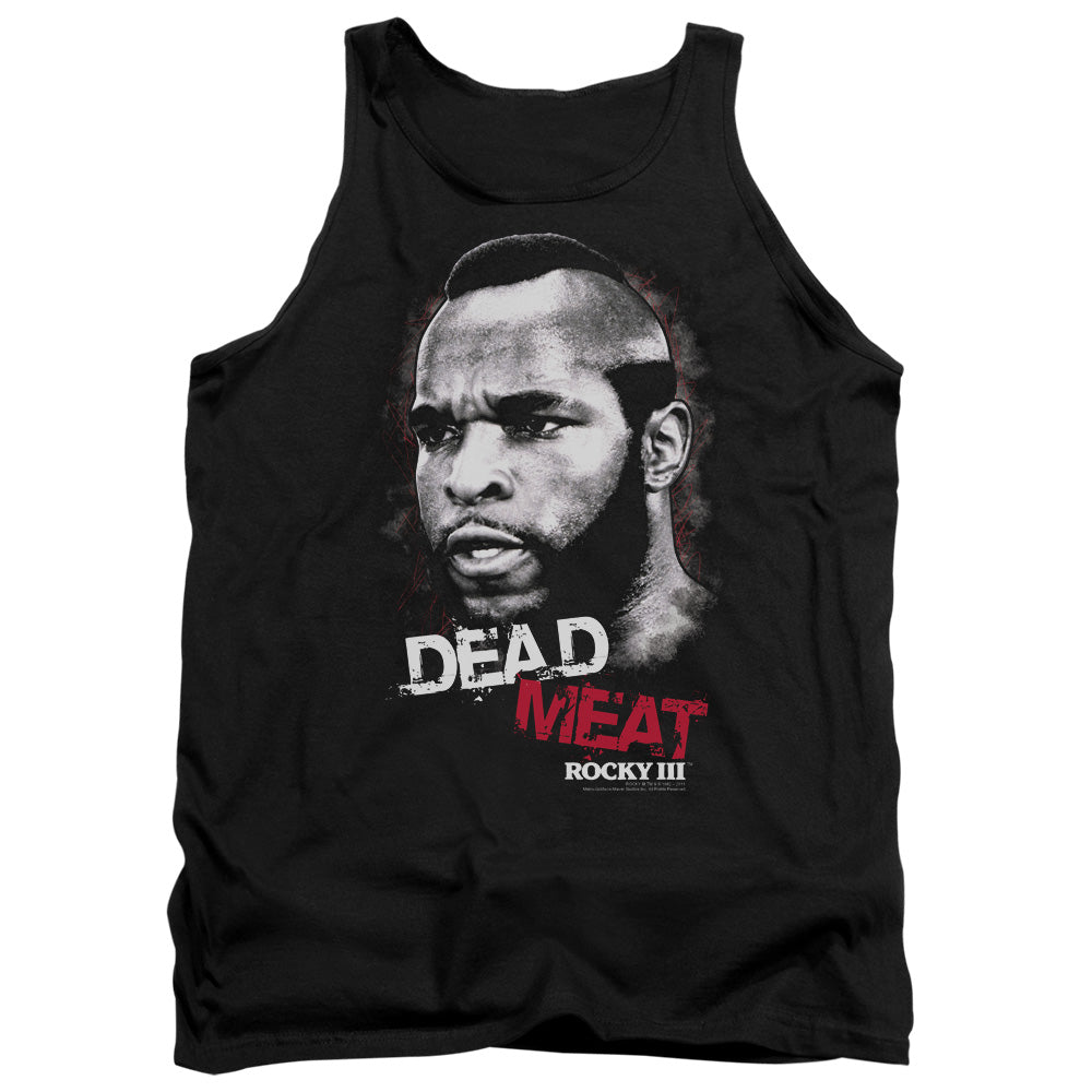 Rocky Iii Dead Meat - Adult Tank - Black