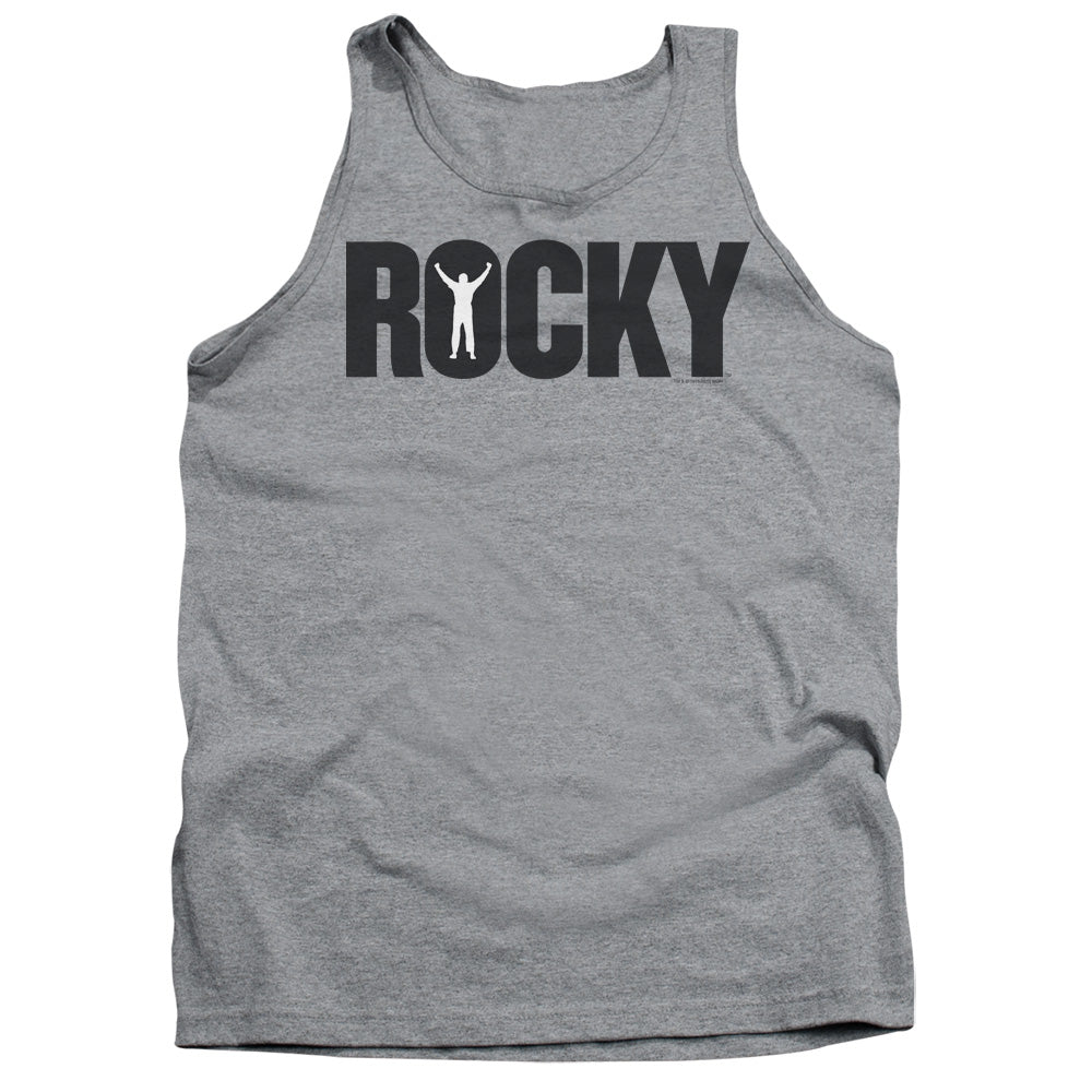 Rocky - Logo - Adult Tank - Heather