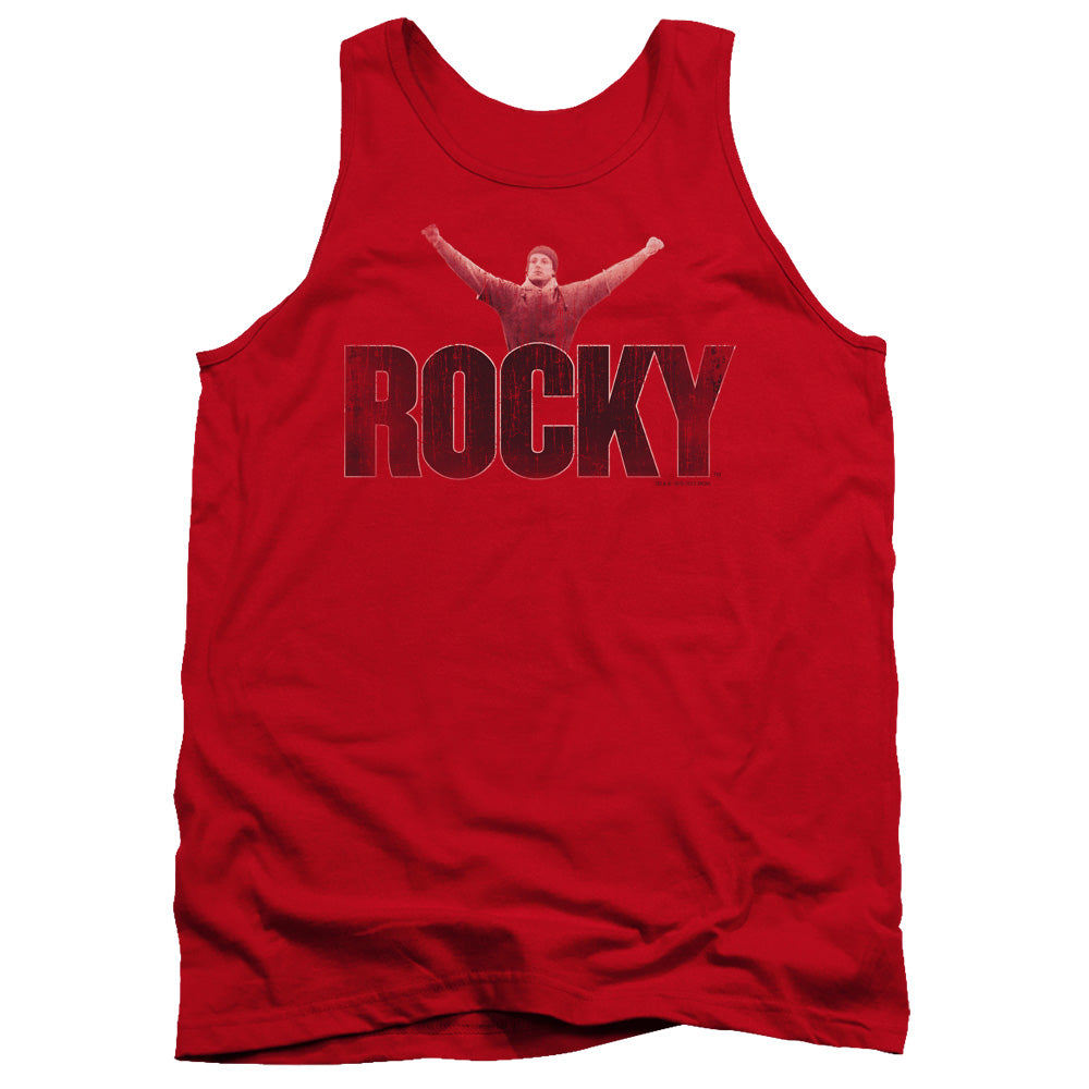 Rocky - Victory Distressed - Adult Tank - Red