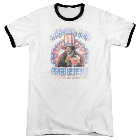 Rocky - Apollo Creed - Adult Ringer - White/black