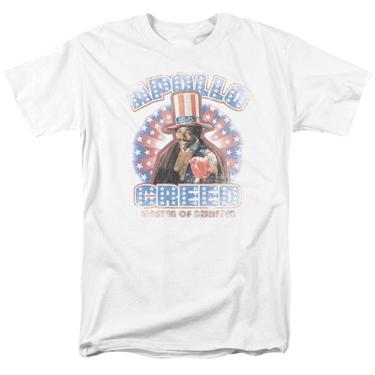 Rocky - Apollo Creed - Short Sleeve Adult 18/1 - White T-shirt