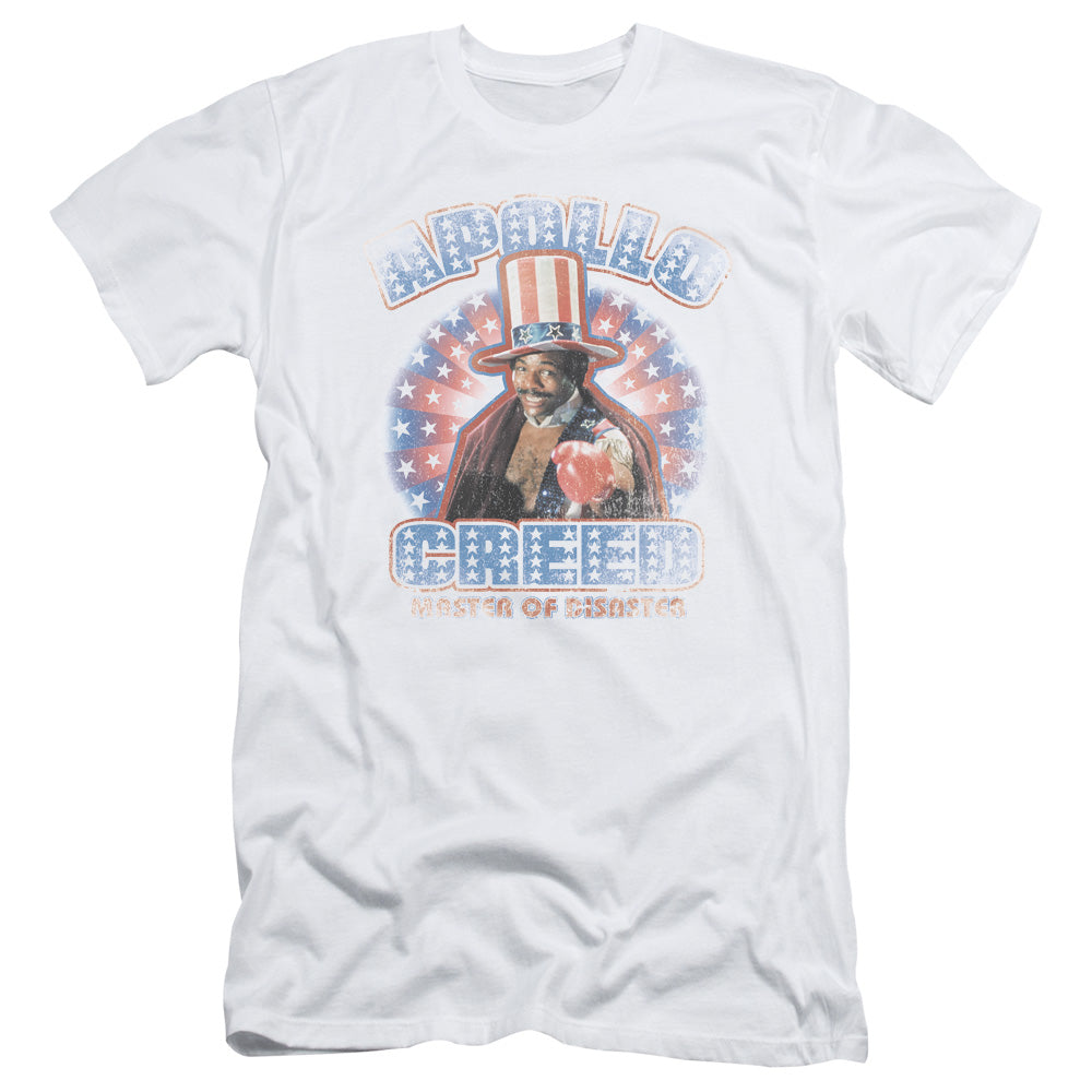 Rocky - Apollo Creed - Short Sleeve Adult 30/1 - White T-shirt
