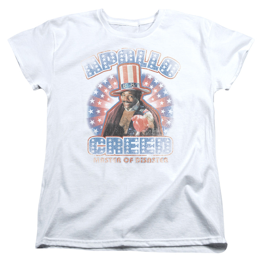 ROCKY APOLLO CREED - S/S WOMENS TEE - WHITE T-Shirt