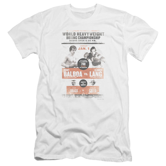 Rocky Iii Vs Clubber Poster-premuim Canvas Adult Slim