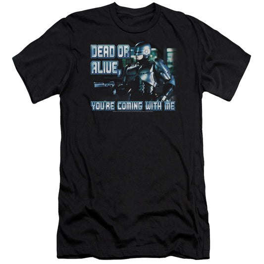Robocop - Dead Or Alive - Short Sleeve Adult 30/1 - Black T-shirt