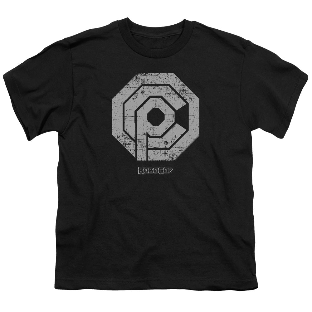 ROBOCOP DISTRESSED OCP LOGO - S/S YOUTH 18/1 - BLACK T-Shirt