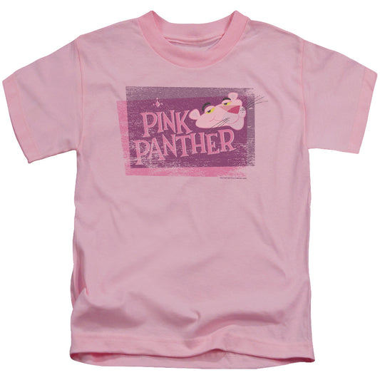 Pink Panther - Distressed - Short Sleeve Juvenile 18/1 - Pink T-shirt
