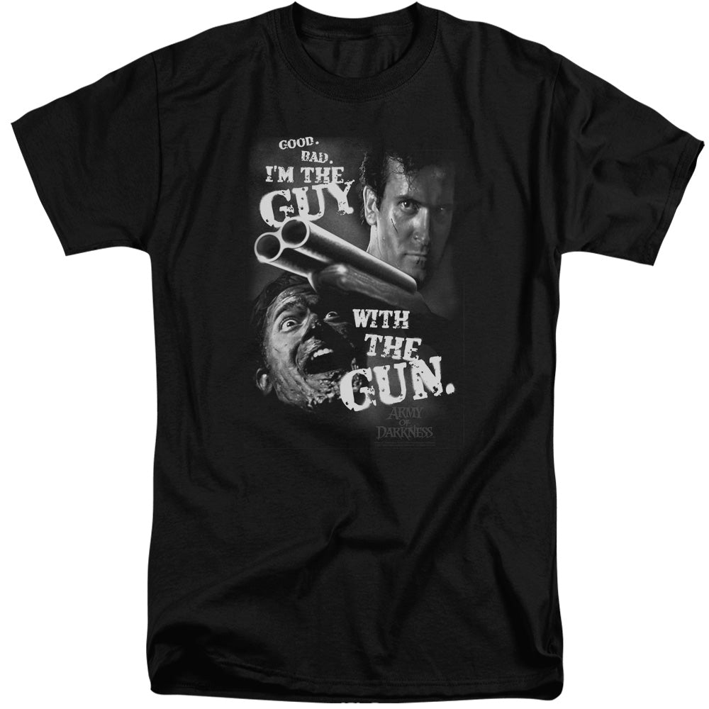 Army Of Darkness - Guy With The Gun - Short Sleeve Adult Tall - Black T-shirt