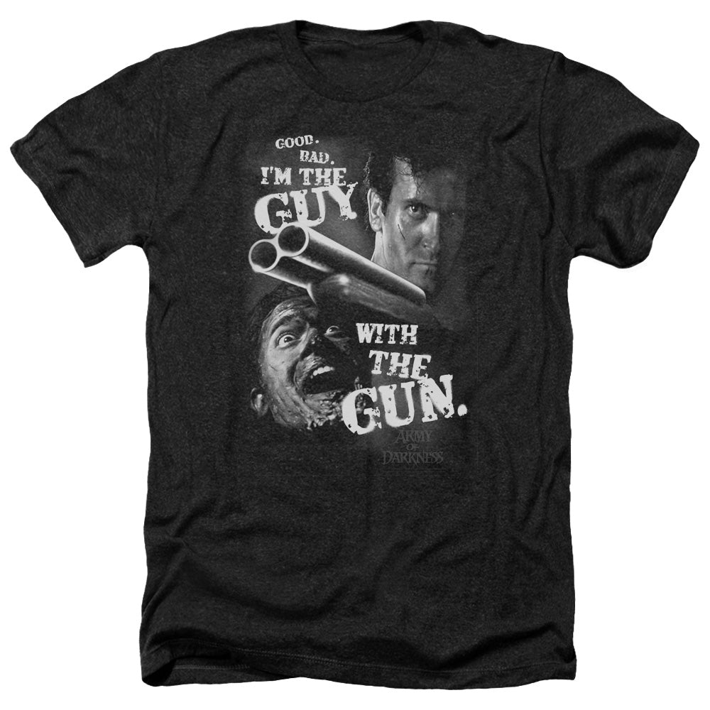 Army Of Darkness - Guy With The Gun - Adult Heather-black