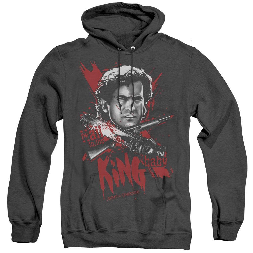 Army Of Darkness - Hail To The King - Adult Heather Hoodie - Black
