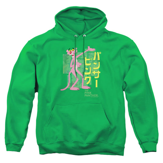 Pink Panther - Asian Letters - Adult Pull-over Hoodie - Kelly Green
