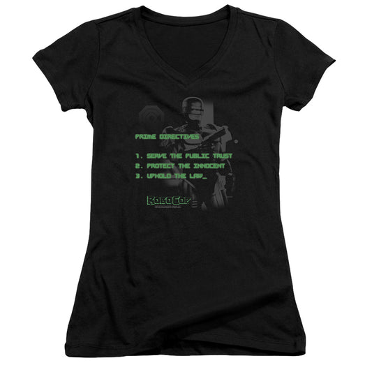 Robocop - Prime Directives - Junior V-neck - Black
