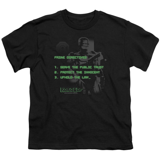 Robocop - Prime Directives - Short Sleeve Youth 18/1 - Black T-shirt