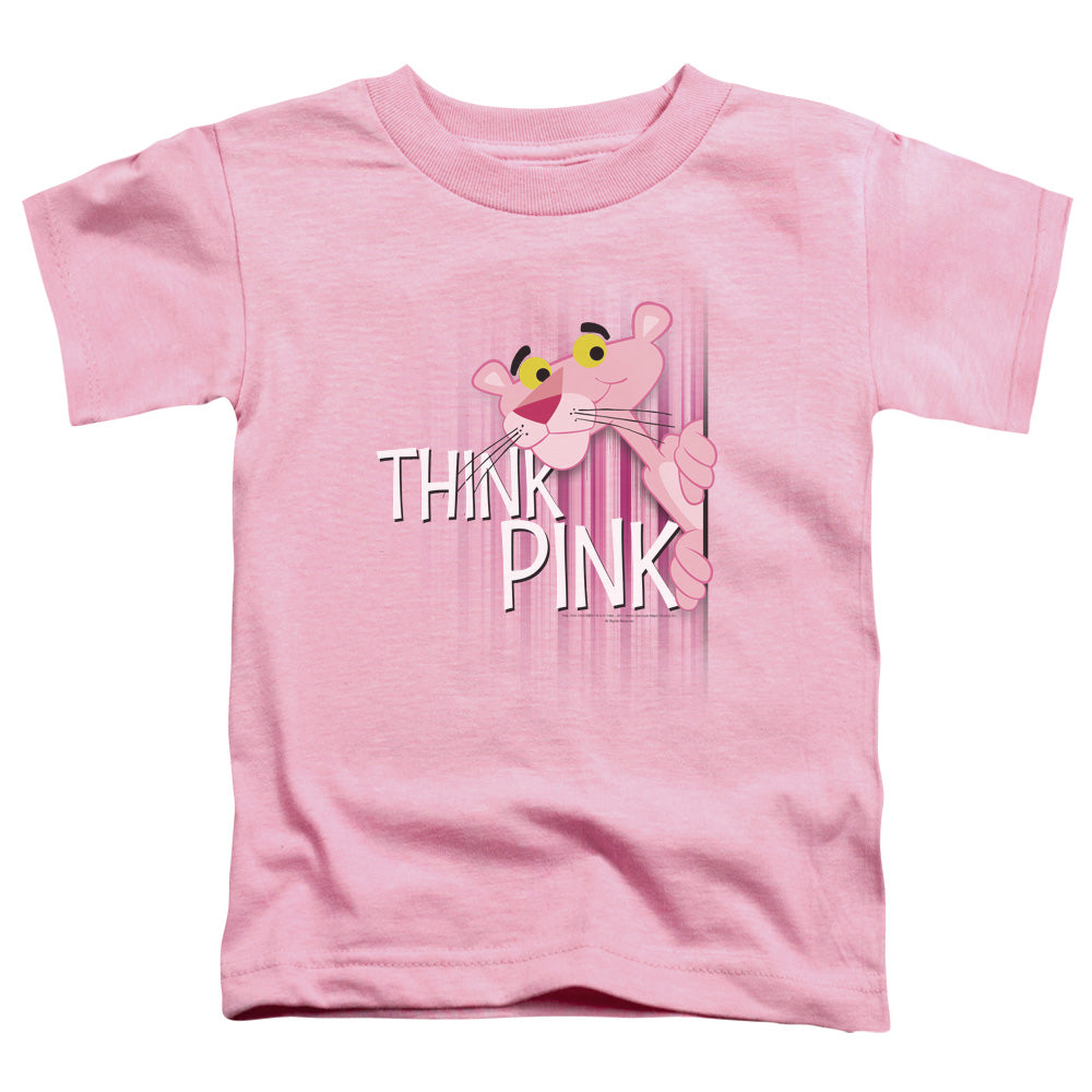 Pink Panther - Think Pink - Short Sleeve Toddler Tee - Pink T-shirt