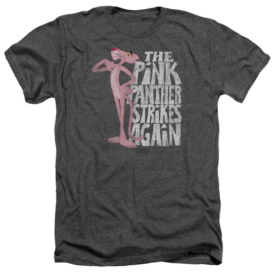 Pink Panther - Strikes Again - Adult Heather - Charcoal