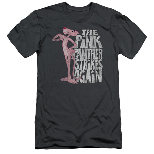 PINK PANTHER STRIKES AGAIN - S/S ADULT 30/1 - CHARCOAL T-Shirt