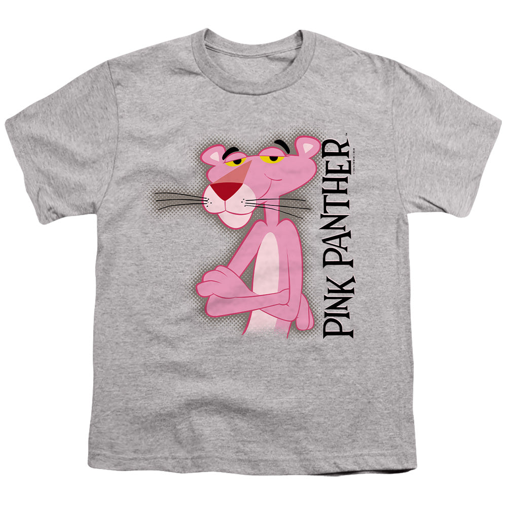 Pink Panther - Cool Cat - Short Sleeve Youth 18/1 - Silver T-shirt
