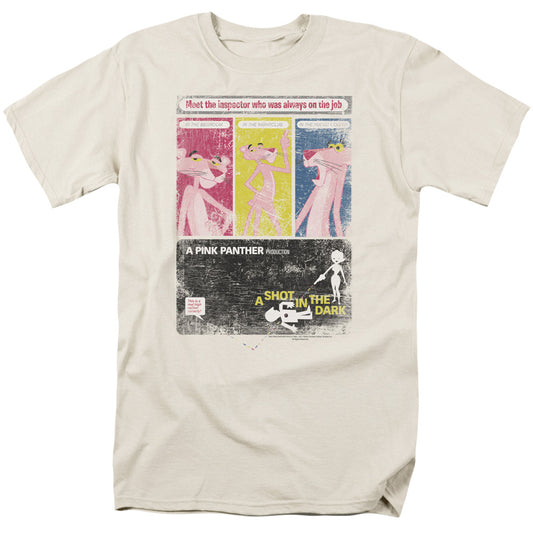 Pink Panther - Shot In The Dark - Short Sleeve Adult 18/1 - Cream T-shirt