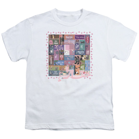 Pink Panther - Vintage Titles - Short Sleeve Youth 18/1 - White T-shirt