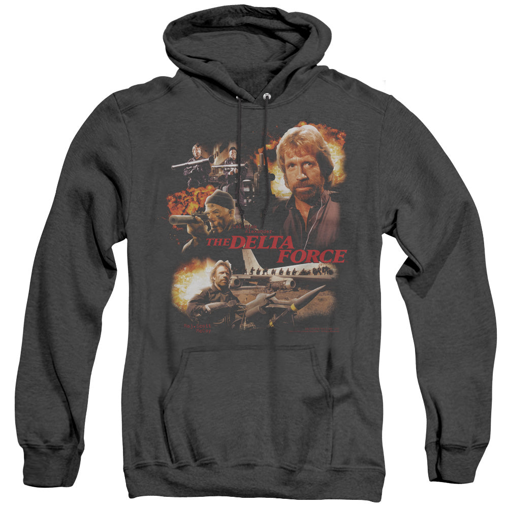 Delta Force - Action Pack - Adult Heather Hoodie - Black