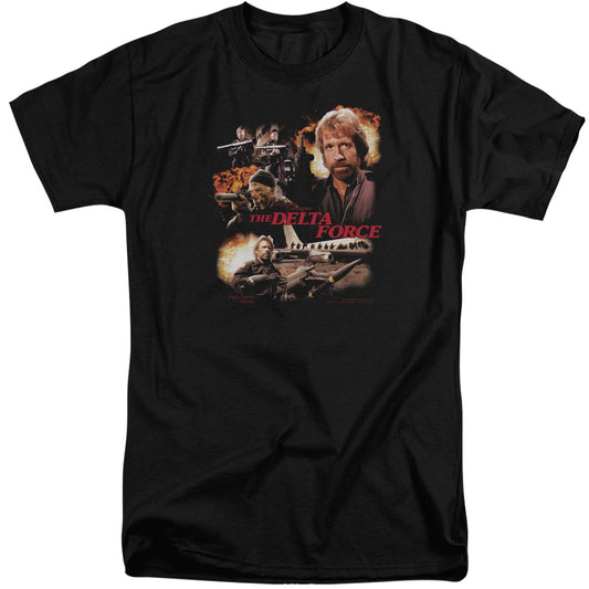 Delta Force - Action Pack - Short Sleeve Adult Tall 18/1 - Black T-shirt
