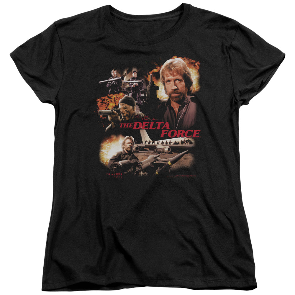 Delta Force - Action Pack - Short Sleeve Womens Tee - Black T-shirt