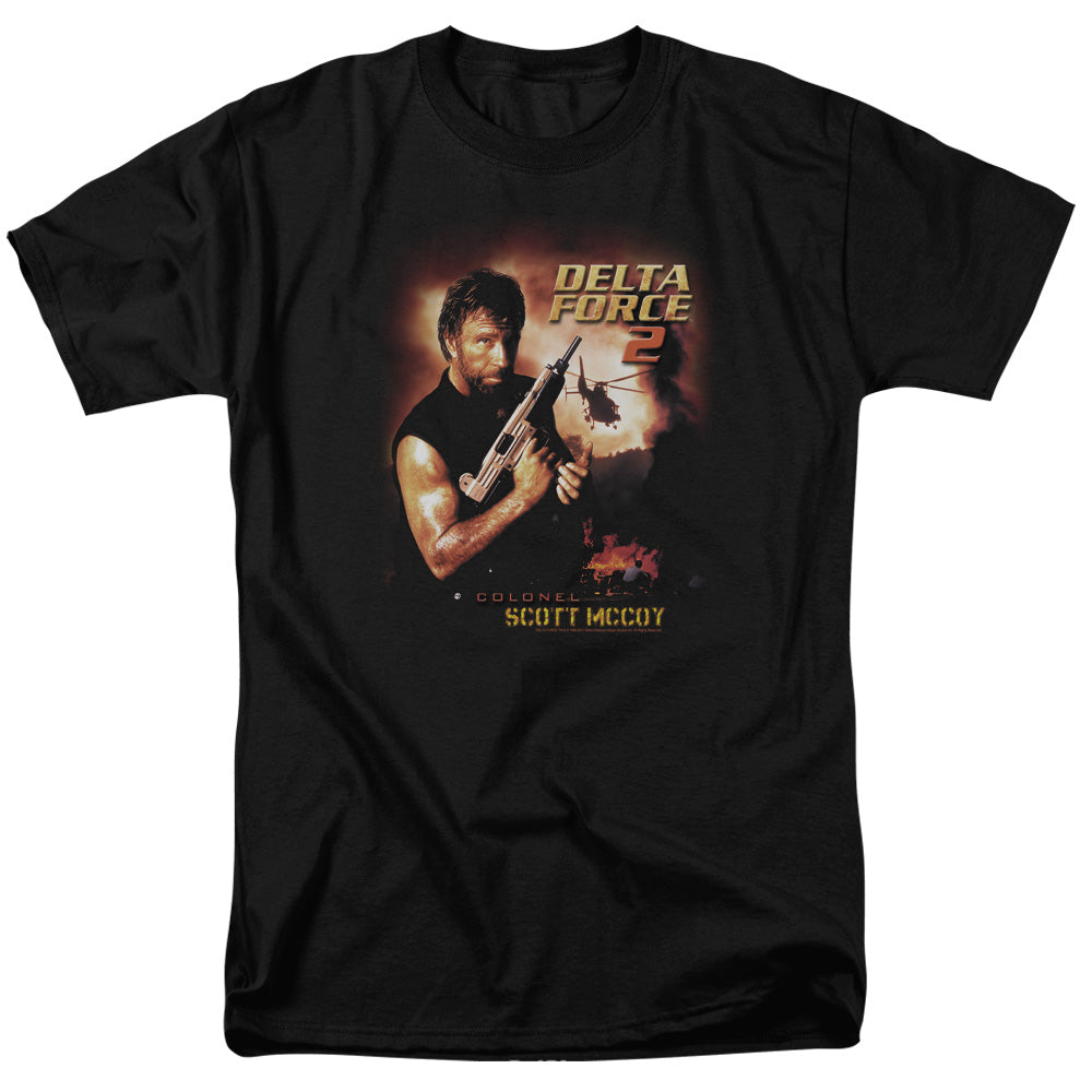 Delta Force - Delta Force 2 Poster - Short Sleeve Adult 18/1 - Black T-shirt