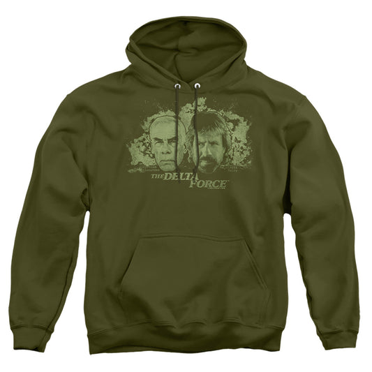 Delta Force - Explosion - Adult Pull-over Hoodie - Military Green