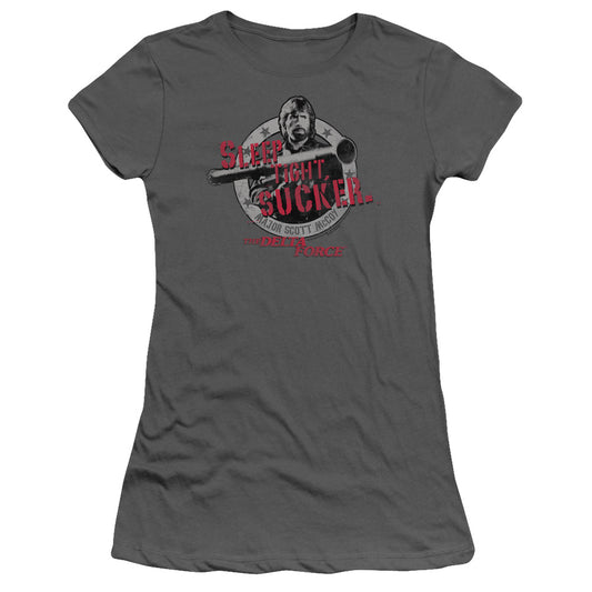 Delta Force - Sleep Tight - Short Sleeve Junior Sheer - Charcoal T-shirt