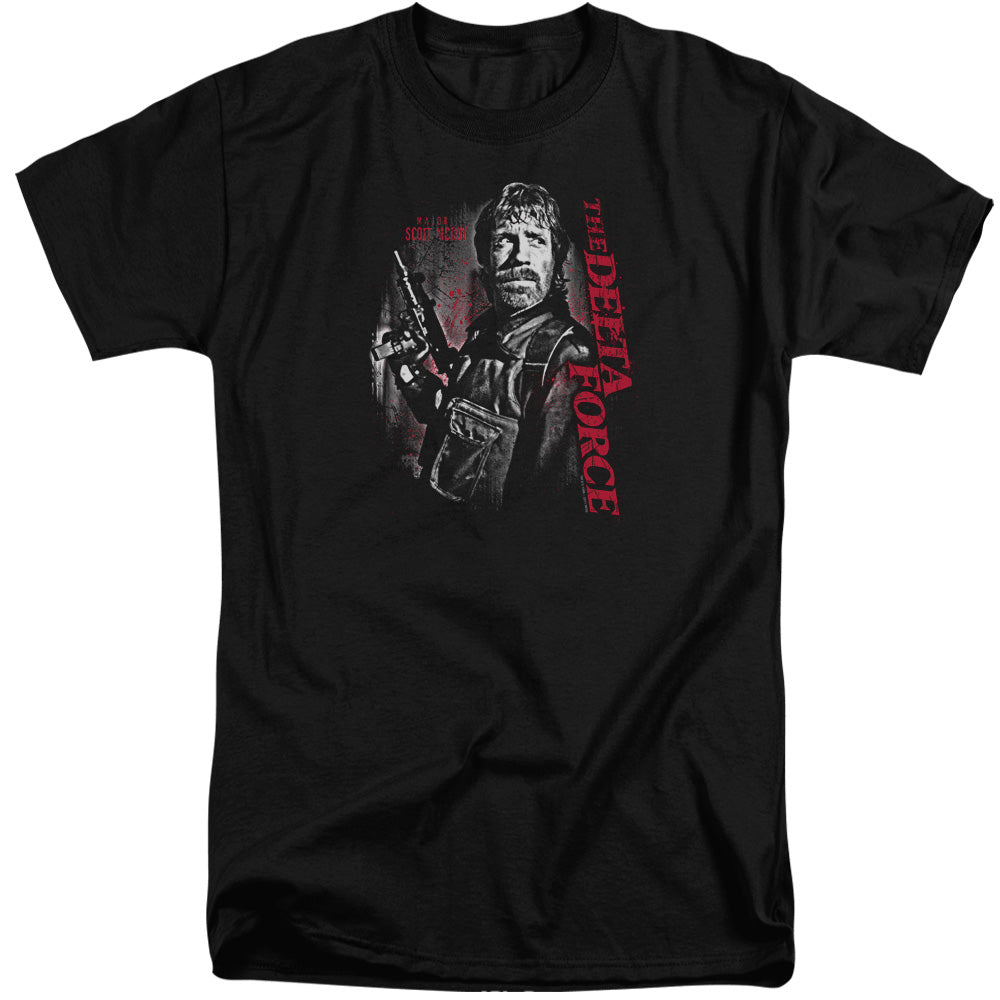 Delta Force - Black Ops - Short Sleeve Adult Tall 18/1 - Black T-shirt