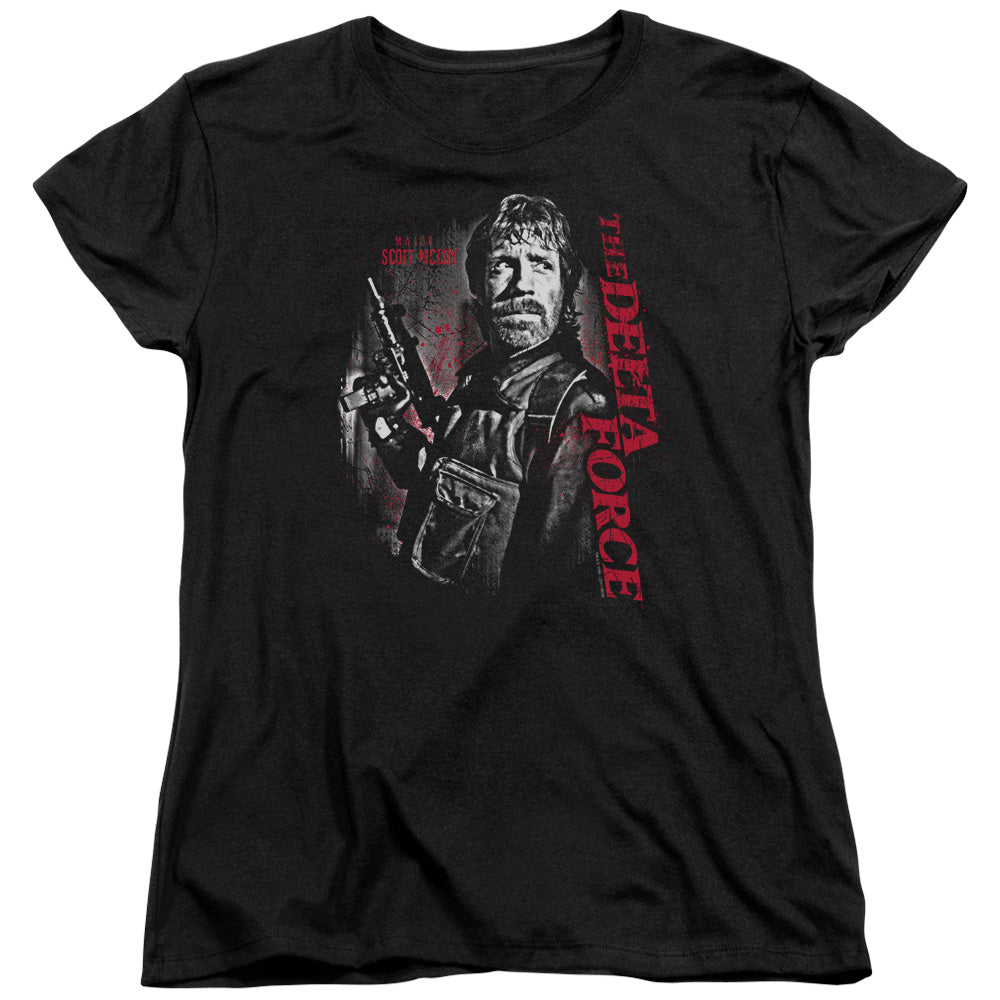 DELTA FORCE BLACK OPS - S/S WOMENS TEE - BLACK T-Shirt