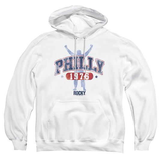 Mgm - Rocky/philly 1976 - Adult Pull-over Hoodie - White