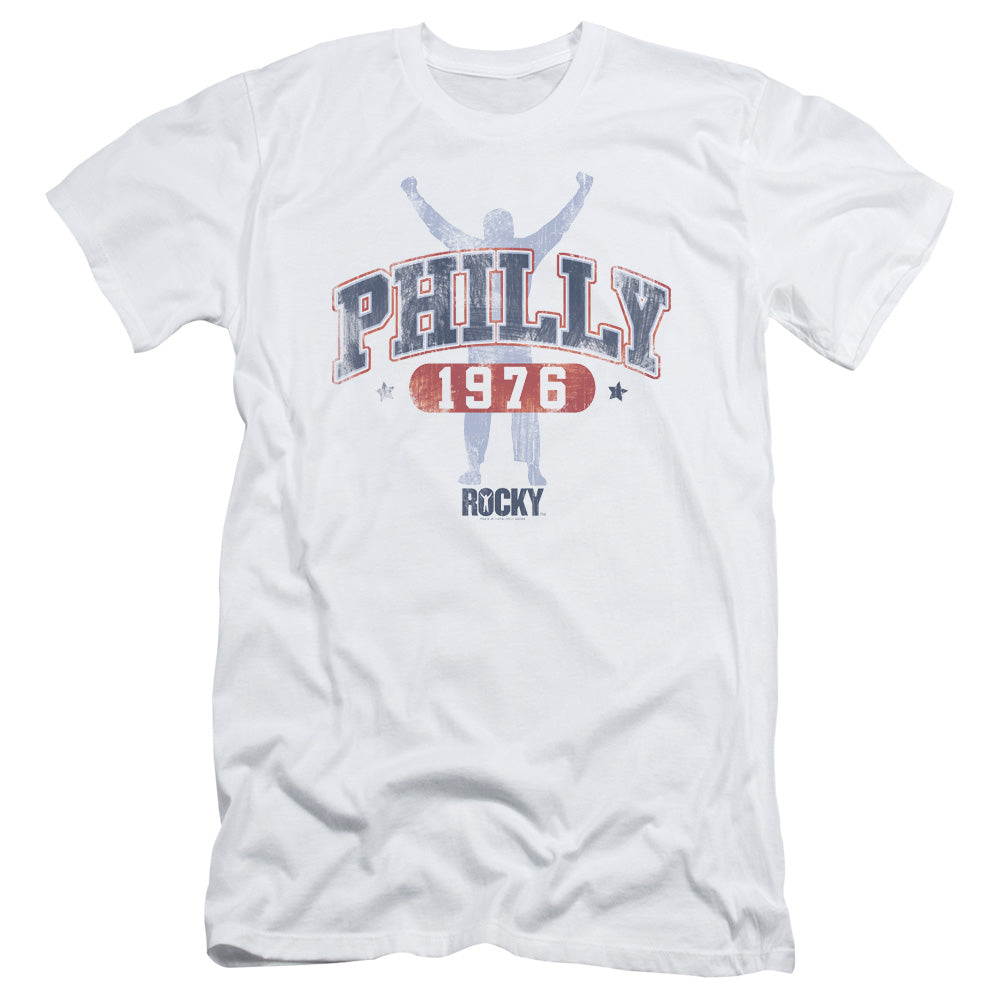 Rocky - Philly 1976 - Short Sleeve Adult 30/1 - White T-shirt