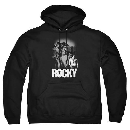 Rocky - Making Of A Champ - Adult Pull-over Hoodie - Black