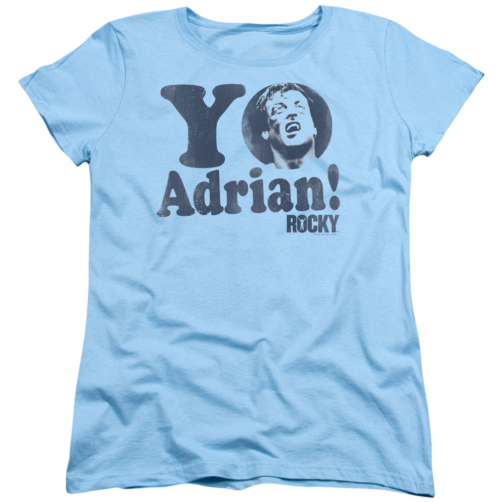 ROCKY YO ADRIAN - S/S WOMENS TEE - LIGHT BLUE T-Shirt
