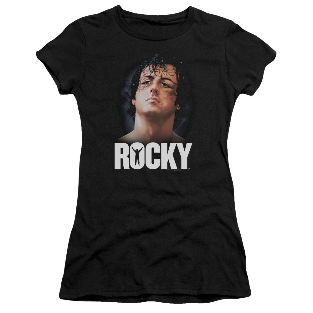 Rocky - The Champ - Short Sleeve Junior Sheer - Black T-shirt