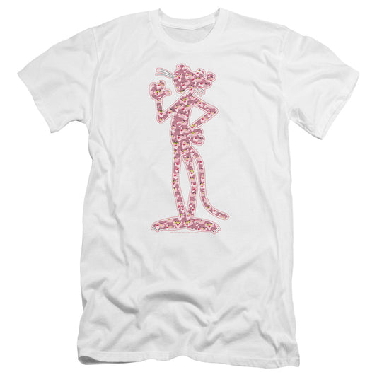 Pink Panther - Heads-premuim Canvas Adult Slim Fit 30/1 - White
