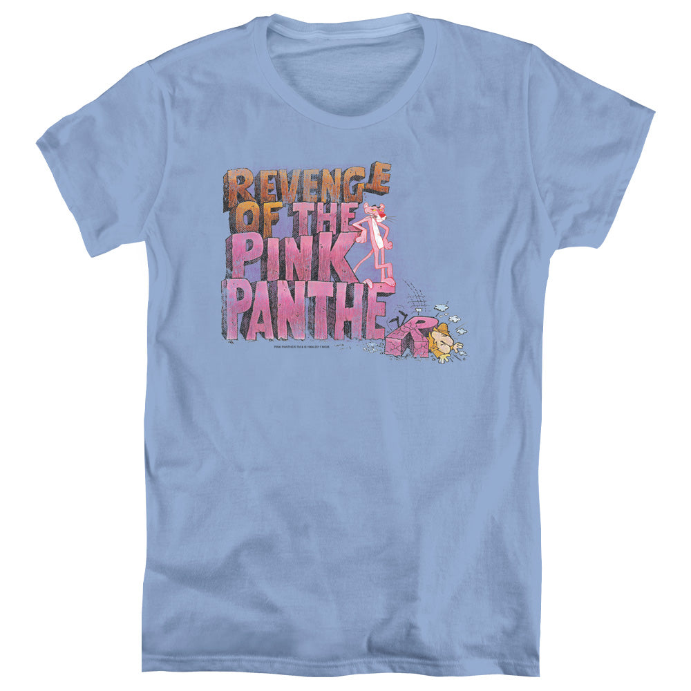 Pink Panther - Revenge - Short Sleeve Womens Tee - Carolina Blue T-shirt