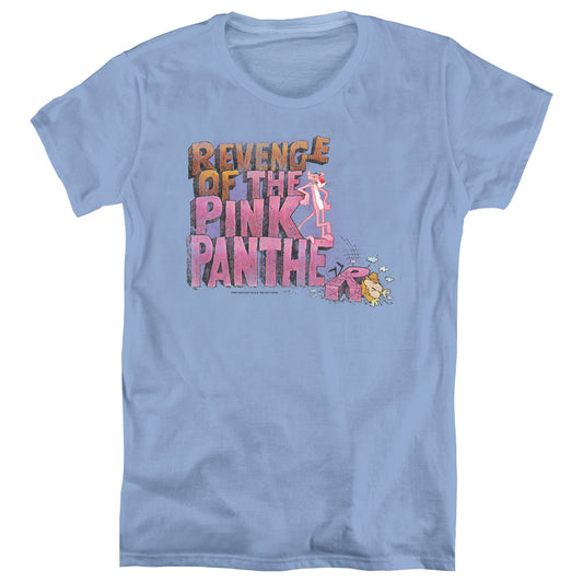 Pink Panther - Revenge - Short Sleeve Womens Tee - Carolina Blue T-shirt
