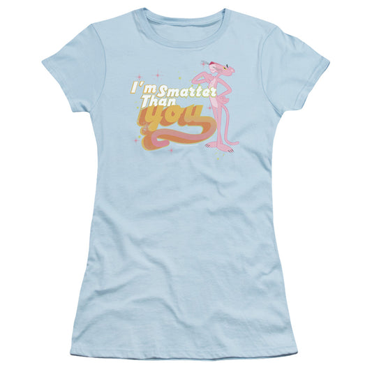 PINK PANTHER SMART CAT - S/S JUNIOR SHEER - LIGHT BLUE T-Shirt