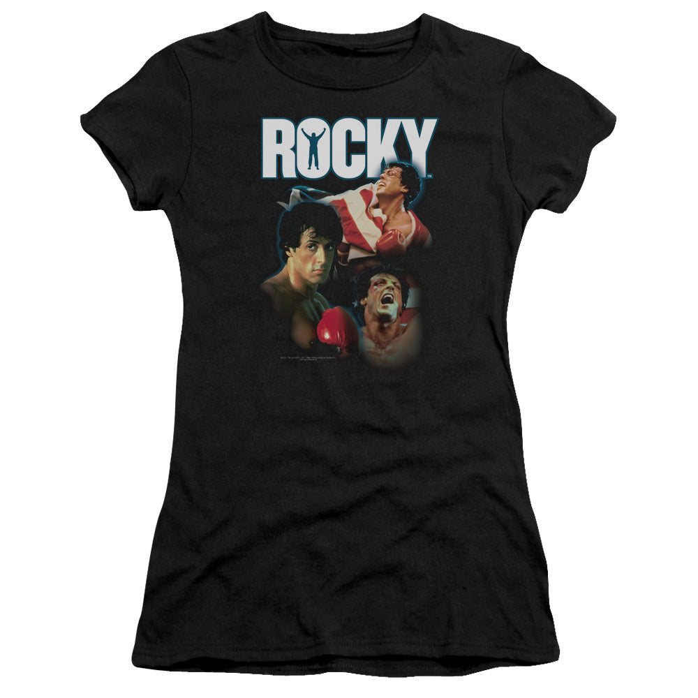 Rocky - I Did It - Short Sleeve Junior Sheer - Black T-shirt