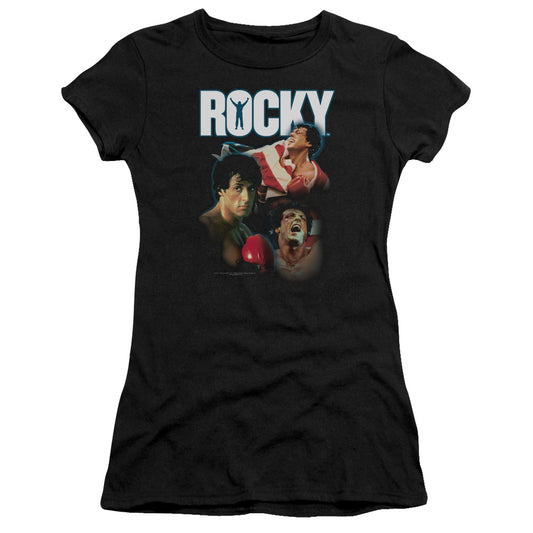 Rocky - I Did It - Short Sleeve Junior Sheer - Black T-shirt