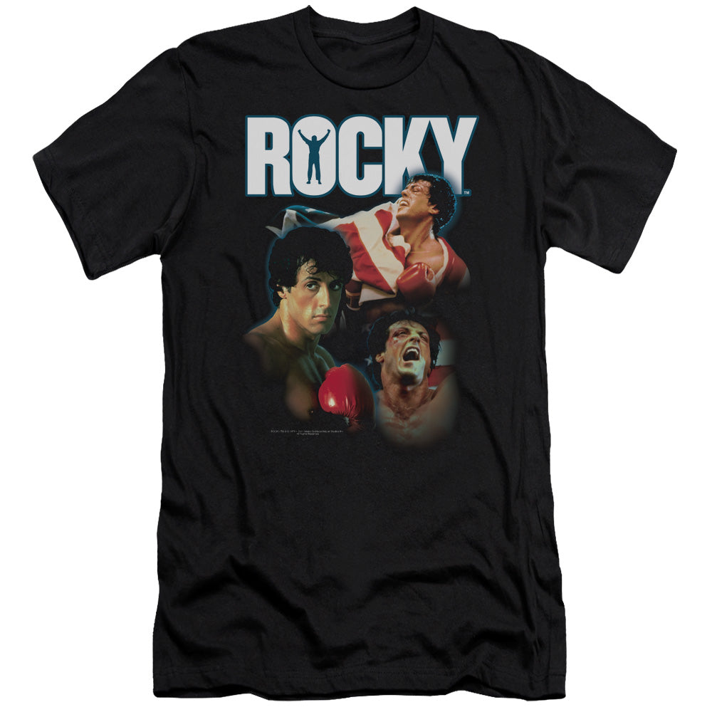 Rocky - I Did It - Short Sleeve Adult 30/1 - Black T-shirt