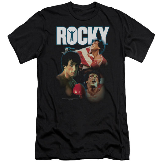Rocky - I Did It - Short Sleeve Adult 30/1 - Black T-shirt