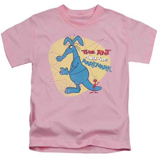 Pink Panther - Ant And Aardvark - Short Sleeve Juvenile 18/1 - Pink T-shirt