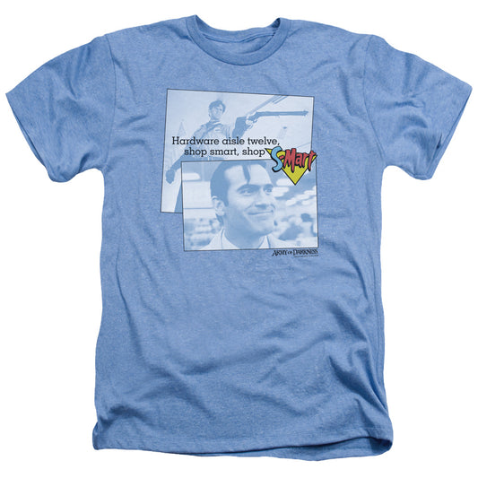 ARMY OF DARKNES HOP S MART - ADULT HEATHER - LIGHT BLUE T-Shirt