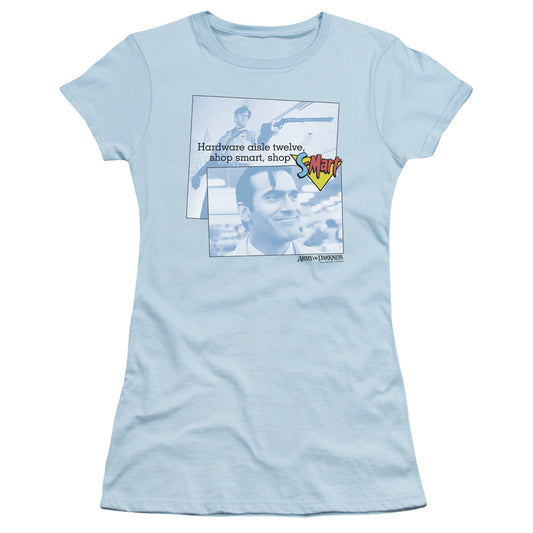 ARMY OF DARKNES HOP S MART - S/S JUNIOR SHEER - LIGHT BLUE T-Shirt